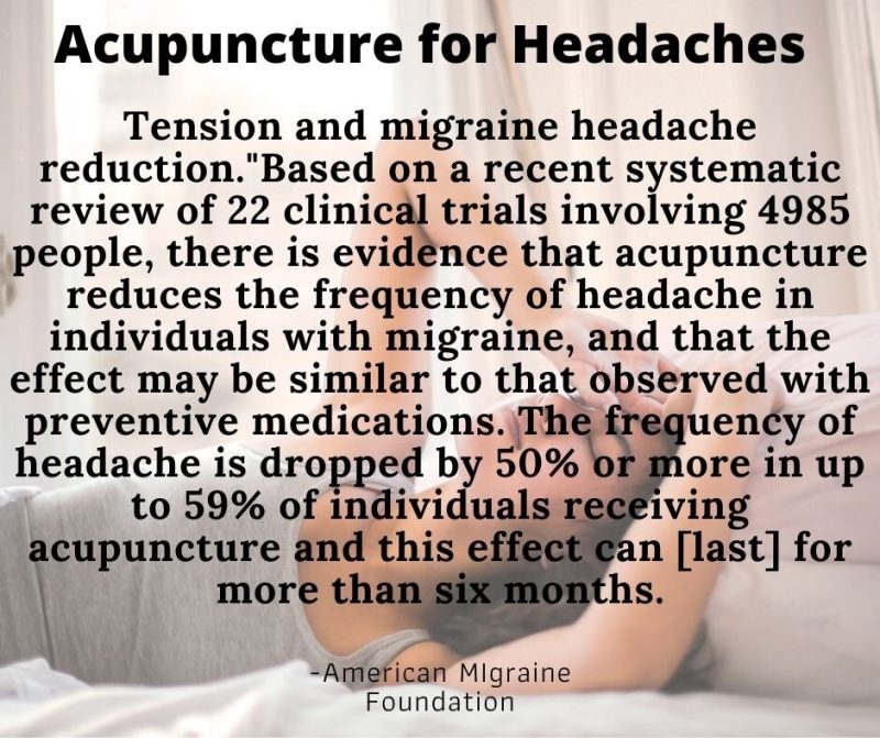 Tension and Migraine Headaches Acupuncture Clinic of Boulder