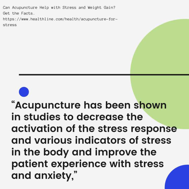 Acupuncture for Stress Acupuncture Clinic of Boulder