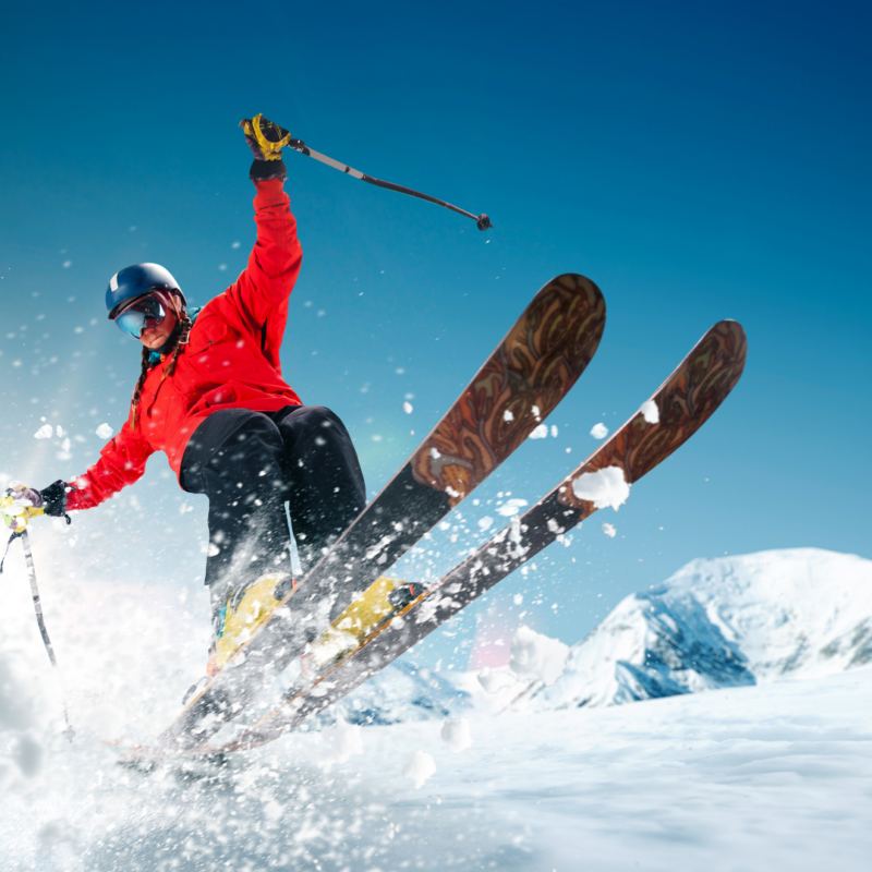 Improve your skiing with acupuncture.
